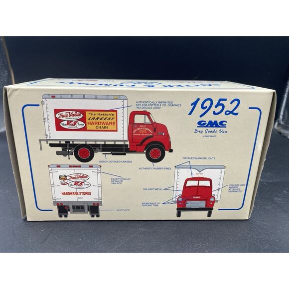 1994 First Gear 1952 GMC True Value Dry Goods Delivery Van 1/34 Diecast - Picture 3 of 7